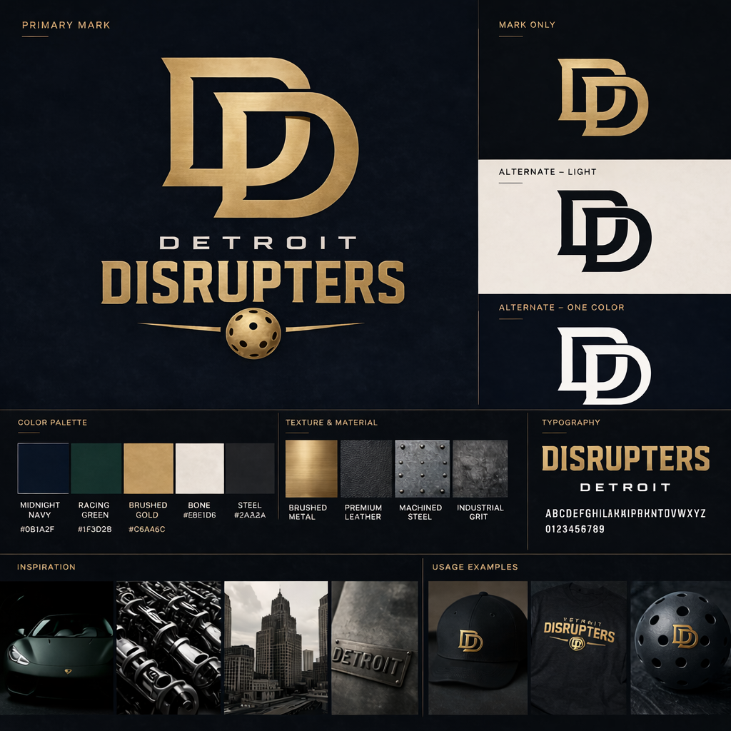 Detroit Disruptors Annual Sponsorship – $1,000